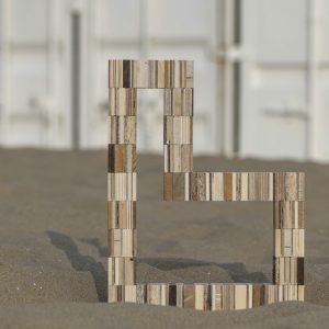 lichtfabriek | hout, glas | h 40 cm | 2014