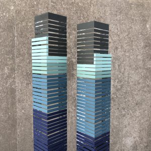 glashelder 1 & 2 | mdf, glas | h 50-52 cm | 2020