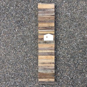 vergezicht | hout, keramiek | h 50 cm | 2015