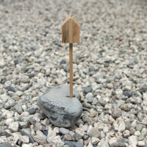 vuurpijlland | hout, kei | h 23 cm | 2016