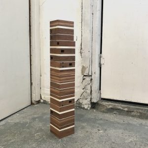 gelaagd | hout, glas | h 48 cm | 2019 | € 375