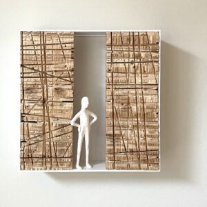 jappie | hout, keramiek | h 24,5 cm | 2023