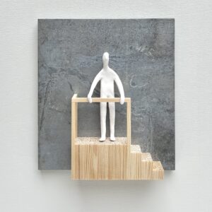 stand.punt 10.2 | zink, hout, keramiek | h 18 cm | 2025 | € 425