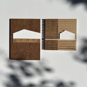 in de verte 2 & 4 | juthout, keramiek | h 18 & 12 cm | 2026 | € 95 p.st.